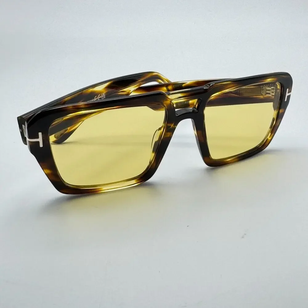 Tom Ford Sunglasses Redford TF1153 52E Havana Frame Brown Photochromic Lens 56mm